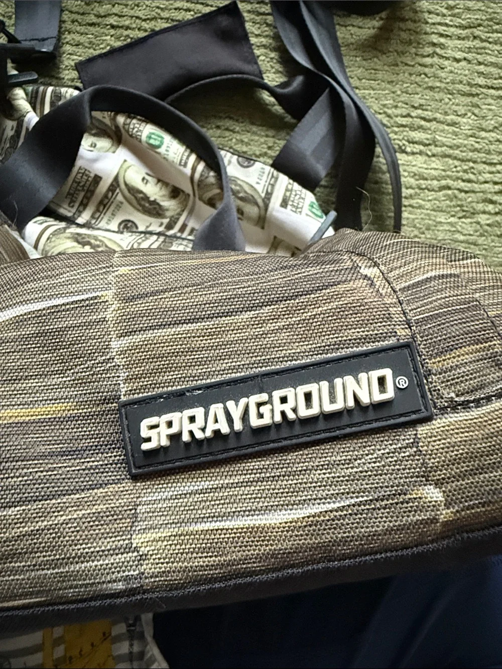 Sprayground Money Stacks Bag